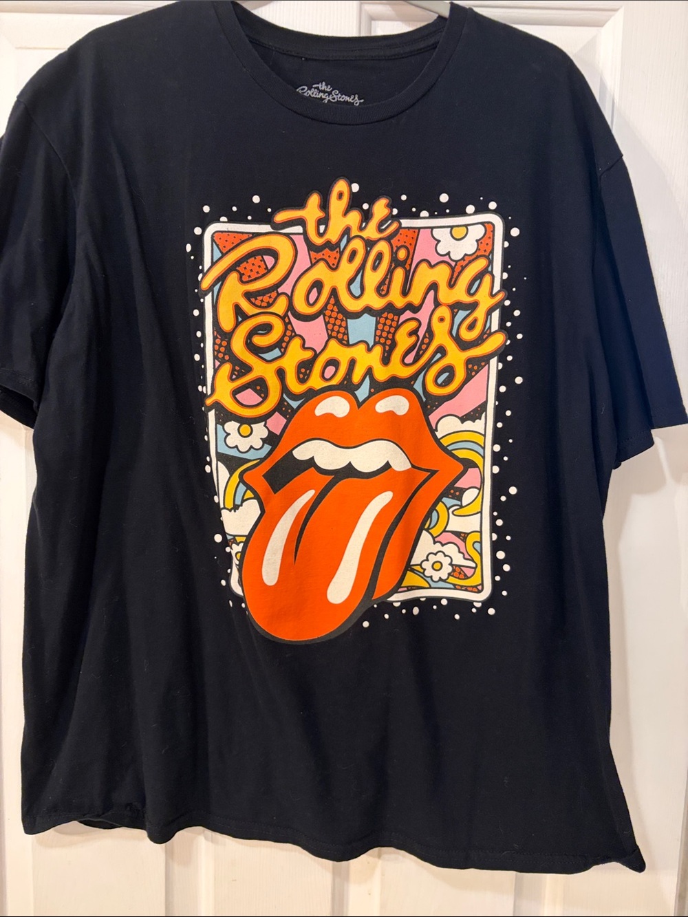 The Rolling Stones Black Graphic Tee with Tongue - adult XL